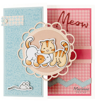 Marianne Design -  Collectie April - Craftables - Stansmal - Cat Frame