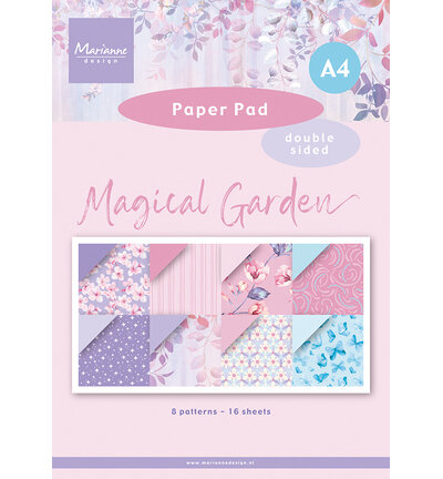 Marianne Design -  Collectie April - Paperpads - A4 - Magical Garden