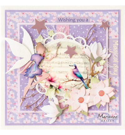 Marianne Design -  Collectie April - Paperpads - 15x30 - Magical Garden