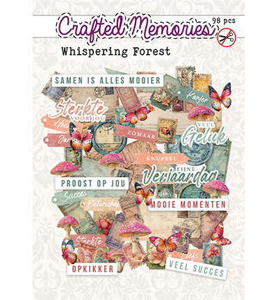 Creatief Art - Whispering Forest - Ephermera - Stansplaatjes  - Whispering Forest - 04