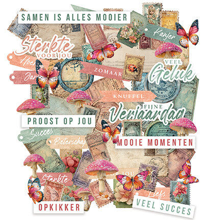 Creatief Art - Whispering Forest - Ephermera - Stansplaatjes  - Whispering Forest - 04