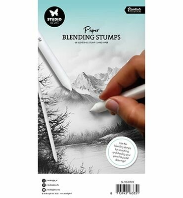 Studio Light - Essentials - Tools  - Kleurmiddelen - Paper blending stumps & sand paper