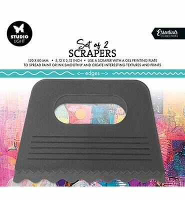 Studio Light - Essenctials - Mixed Media - Scrapers - Tools  - Set of 2