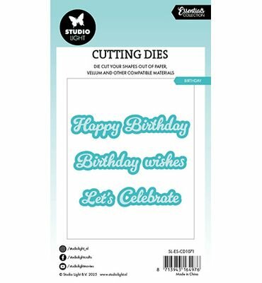 Studio Light - Essentials - Stansmal  - Cutting Die -  Birthday
