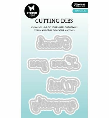 Studio Light - Essentials - Stansmal  - Cutting Die - Sentiment