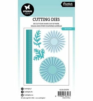 Studio Light - Essentials - Stansmal  - Cutting Die -  Flowers- 3D
