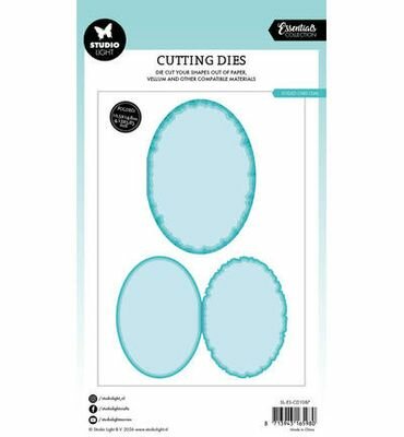 Studio Light - Essentials - Stansmal - Cutting Die - Torn Edge - Oval