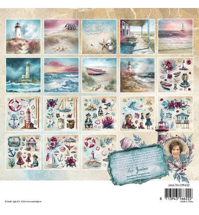 Studio Light - Jenine's Mindful Art Collection - Tide of Hope - Paperpads - Background