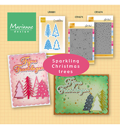 Marianne Design -  Collectie Juli - Hot Foil  - Craftables - Stansmal - Snowy Day