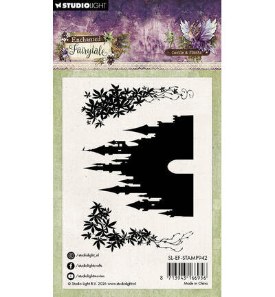 Studio Light - Enchanted Fairytale - Stamp - Silhouette Stamp - Castle & Plants