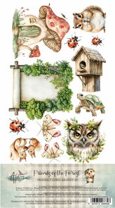 Alchemy of Art -  Scrappen - Friends of the Forest - Papierset - Accessoires - Extra Set - 