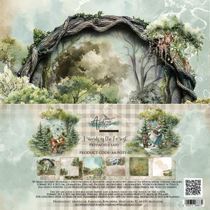 Alchemy of Art -  Scrappen - Friends of the Forest - Papierset - 30,5x30,5 cm