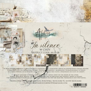 Alchemy of Art -  Scrappen - Romantic Boho - Papierset - 20x20 cm - 08