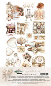 Alchemy of Art -  Scrappen - Romantic Boho - Papierset - Accessoires - Extra - 15x30 cm - 10