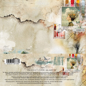 Alchemy of Art -  Scrappen - Art - Papierset -  Extra accessoires - 15X15 cm -12