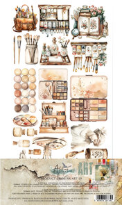 Alchemy of Art -  Scrappen - Art - Papierset -  Extra accessoires - 15X30 cm - 10
