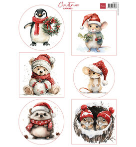 Marianne Design - Collectie Juni - Knipvel - Christmas - Christmas Animals