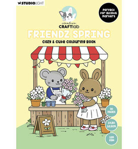 Studio Light - Essentials - Creative Craftlab - Friendz -  Color Books - Spring Friendz
