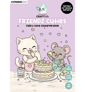 Studio Light - Essentials - Creative Craftlab - Friendz -  Color Books - Cutie Friendz
