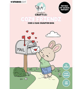 Studio Light - Essentials - Creative Craftlab - Friendz -  Color Books - Cozy Friendz
