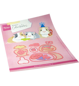 Marianne Design -  Collectie Mei -  Collectable - Stansmal - Eline's Guinea Pig