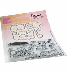 Marianne Design -  April Collectie - 2025 - Stempels  - Stansmal - Eline's Animals - Kittens