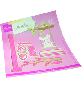 Marianne Design -  Collectie April - Collectables - Stansmal - Swing Set by Marleen