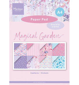Marianne Design -  Collectie April - Paperpads - A4 - Magical Garden