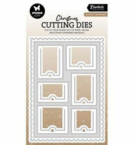 Studio Light - Essentials - Cutting Die - Christmas - Advent Cardshape