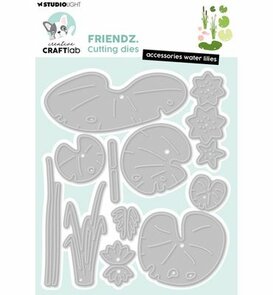 Studio Light - Creative Craftlab - Essentials - Stansmal - - Friendz - Waterlelies