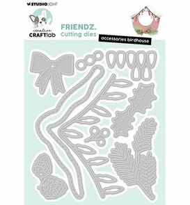 Studio Light - Essentials - Creative Craftlab - Cutting Die - Accessoiries birdhouse Friendz