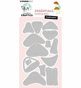 Studio Light - Essentials - Creative Craftlab - Stansmallen - Mushrooms