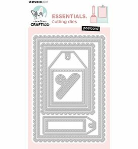 Studio Light - Essentials - Creative Craftlab - Stansmallen - Postcard