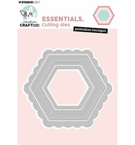 Studio Light - Essentials - Creative Craftlab - Stansmallen - Peekaboo Hexagon