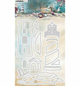 Studio Light - Jenine's Mindful Art Collection - Tide of Hope - Stansmal - Die Cut - Lighthouse