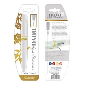 Nuvo - Mixed Media - Marker - Aqua Shimmer - Pen - Midas Touch - Goud