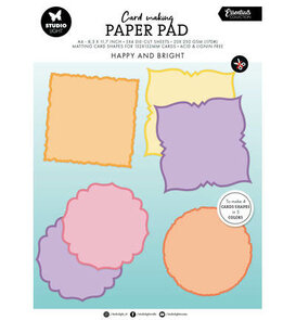 Studio Light - Essentials - Paperpad - Cardmaking  - Happy and Bright - NR 30
