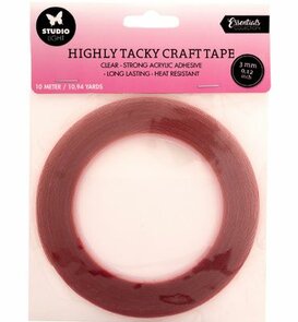 Studio Light - Essentials - Tools - Sticky Tape - Dubbelzijdig - Extra Sterk - 3 mm