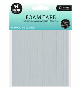 Studio Light - Essentials - Tools - Foam Tape - Strips - 3 mm breed -  1,5 mm dik