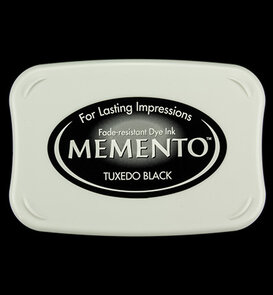Tsukineko - Memento - Inktpad - Tuxedo Black