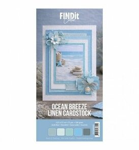 Find It - Find It Color - Linnen Cardstock - Papier Pakket - 4K - Ocean Breeze