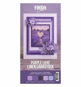 Find It - Find It Color - Linnen Cardstock - Papier Pakket - 4K - Purple Love