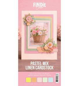 Find It - Find It Color - Linnen Cardstock - Papier Pakket - 4K - Pastel Mix