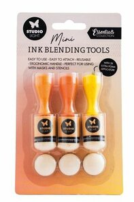 Studio Light -Essential -  Tools - Mixed Media - Ink Blending - 3 Tools incl Navulling