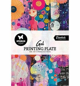Studio Light - Essenctials - Mixed Media - Gelli Plate - Tools  - Plating - Gel Printing 10x10 cm