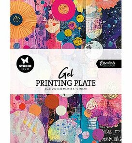 Studio Light - Essenctials - Mixed Media - Gelli Plate - Tools  - Plating - Gel Printing 17,6c22,6 cm