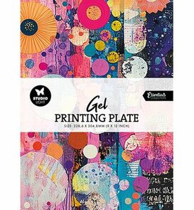 Studio Light - Essenctials - Mixed Media - Gelli Plate - Tools  - Plating - Gel Printing 20,2x27,2 cm