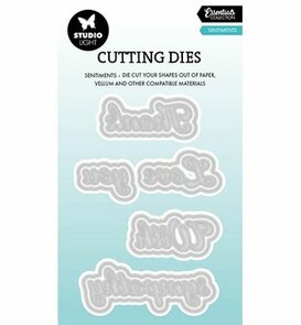 Studio Light - Essentials - Stansmal  - Cutting Die - Sentiment