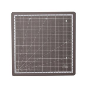 Vaessen Creative -Tools - Mixed Media - Zelfklevende snijmat - donkergrijs - 24x24 cm