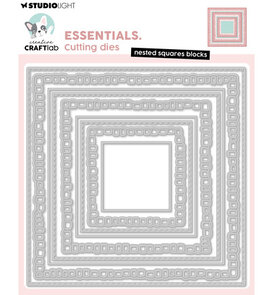 Studio Light – Creative Craftlab - Essentials - Stansmal - Cutting Die – Nested squares 